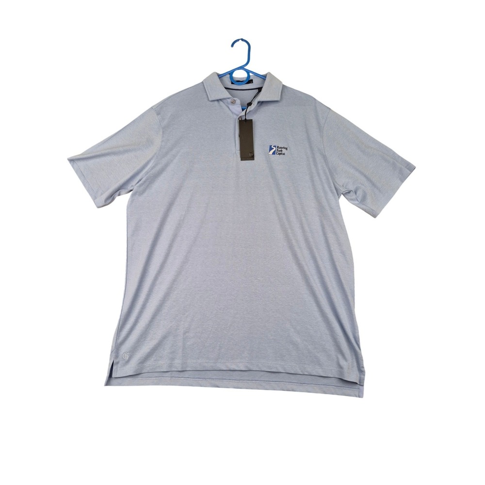Greyson Clothiers Mens Wolf Blue Polo Shirt XL Roaring Fork Capital MCLSCK10 NEW